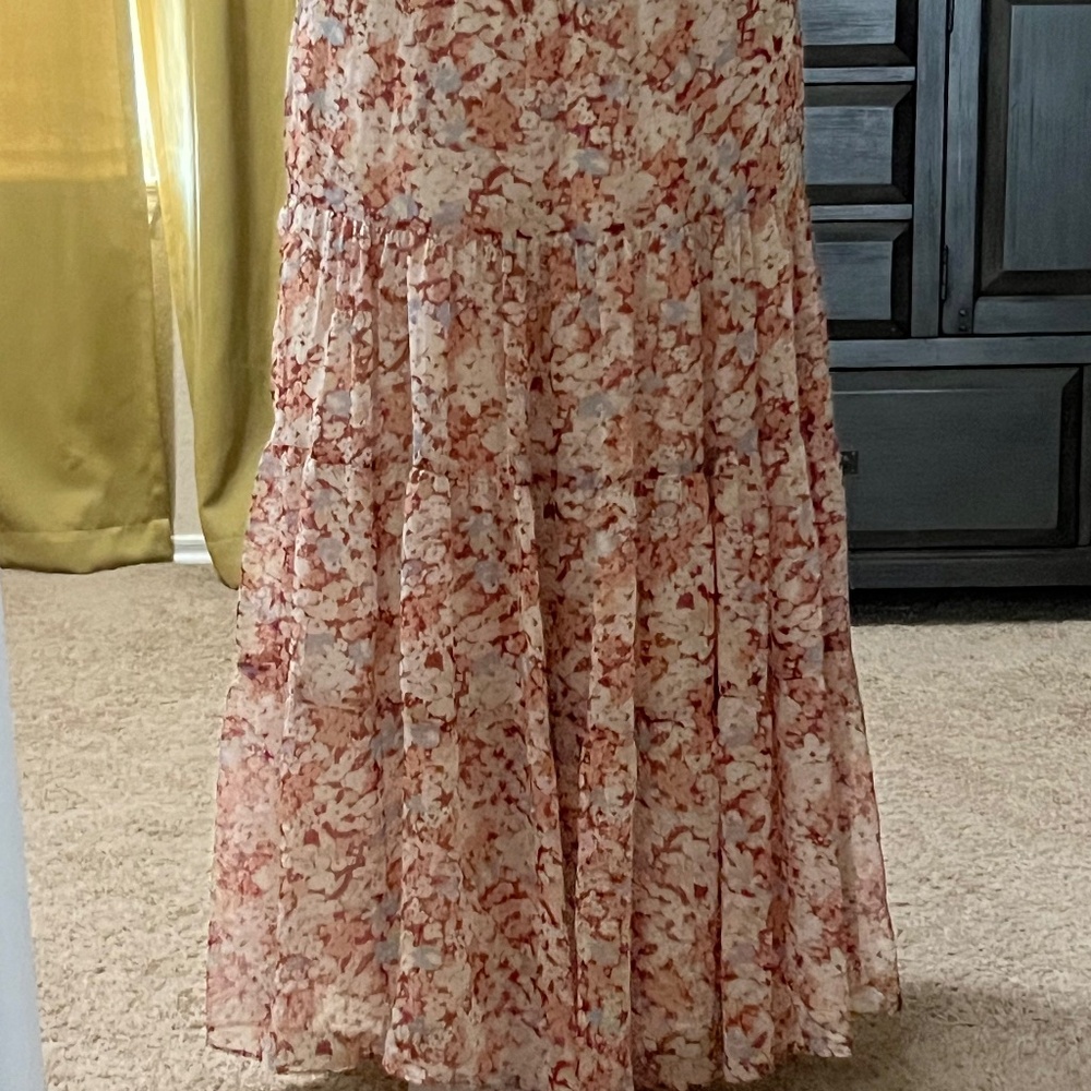 Lauren Ralph Lauren Floral Tiered Boho Skirt